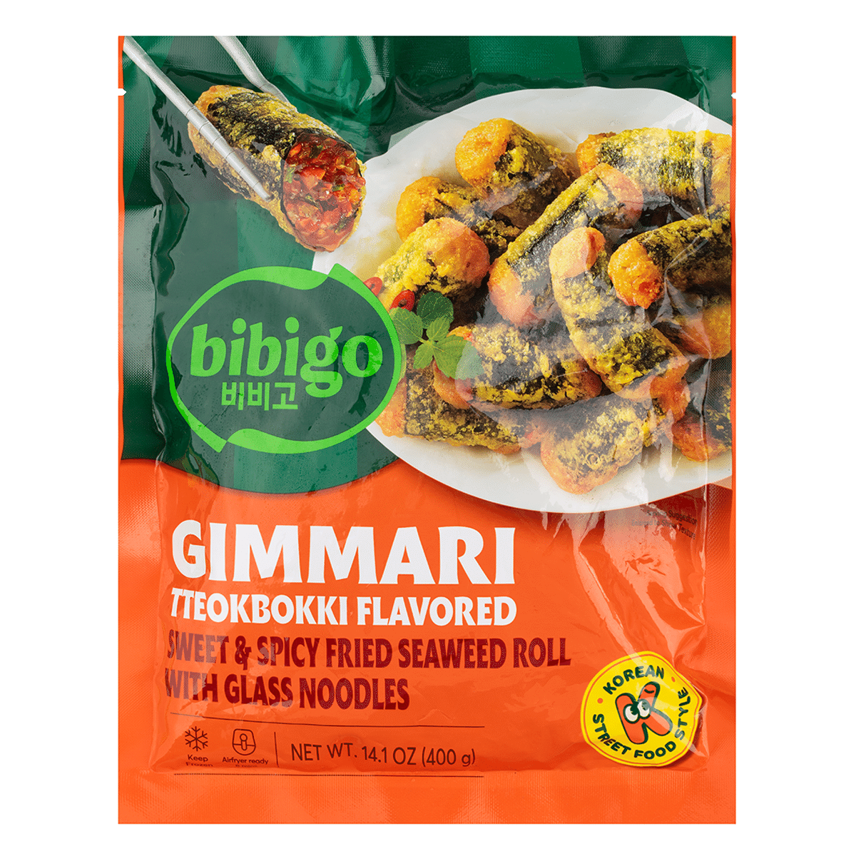 CJ Hot & Spicy Seaweed Roll Gimmari, Frozen 400 g