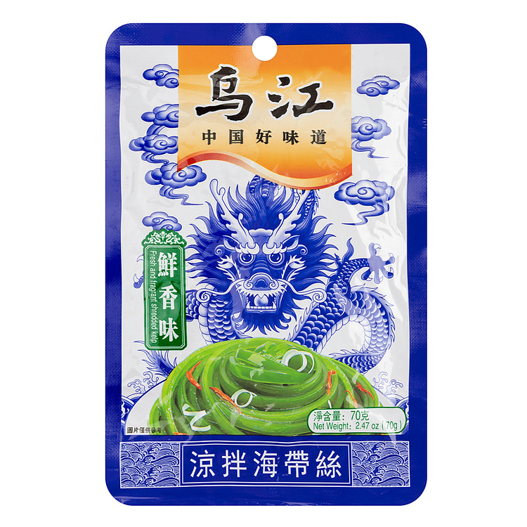 Wujiang Fresh & Savory Seasoned Kelp Shreds 70 g