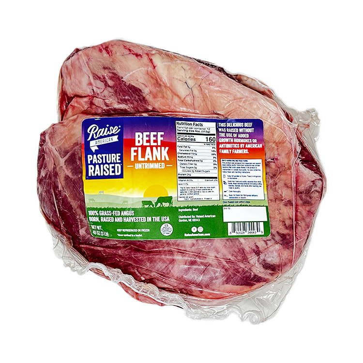 Fraldinha de Carne Angus (100% Pasto), Congelada 3 lb