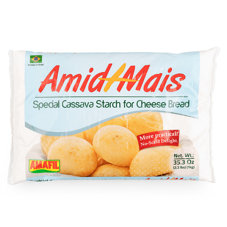Polvilho Especial para Pão de Queijo Amafil Amid+ 35.3 oz