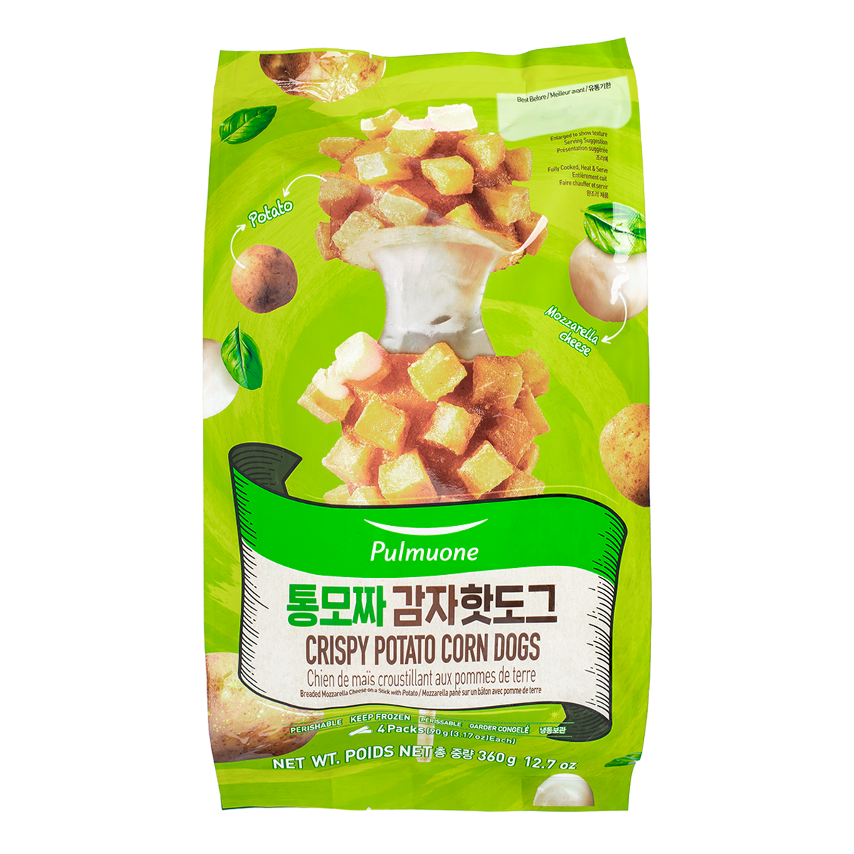 Get Pulmuone Potato And Mozzarella Corn Dogs Delivered Weee Asian Market