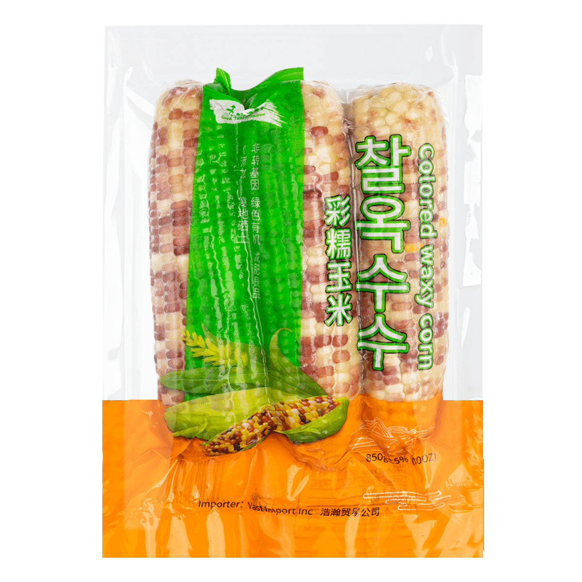 QBW Sticky colored Corn 3PC, Frozen 850 g