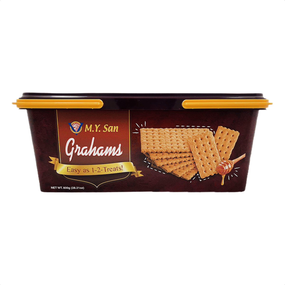 M.Y. San Graham Honey Crackers Tub 800 g*8 pack