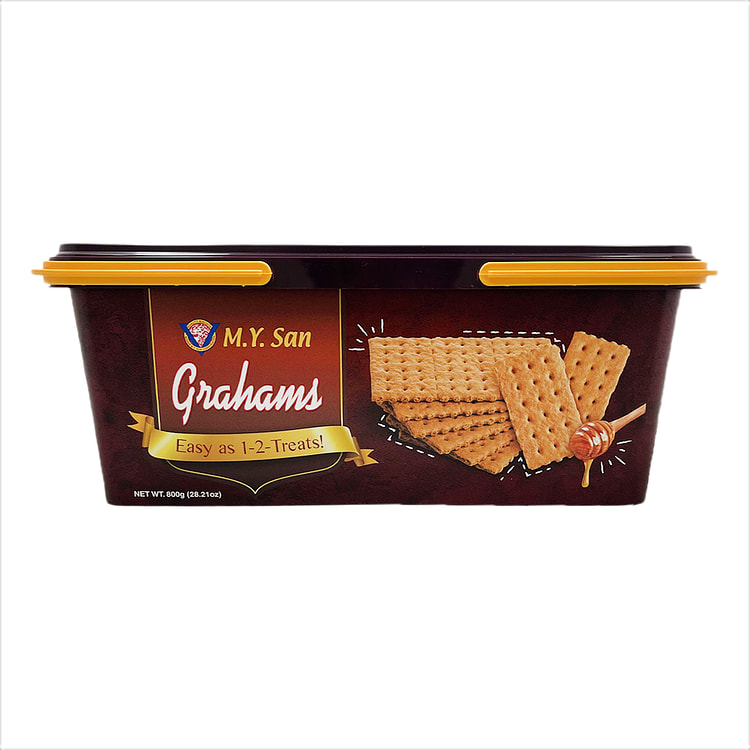 M.Y. San Graham Honey Crackers Tub 800-801 克