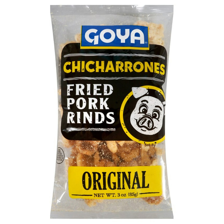 Goya Chicharrones Fried Pork Rinds Original 3 oz