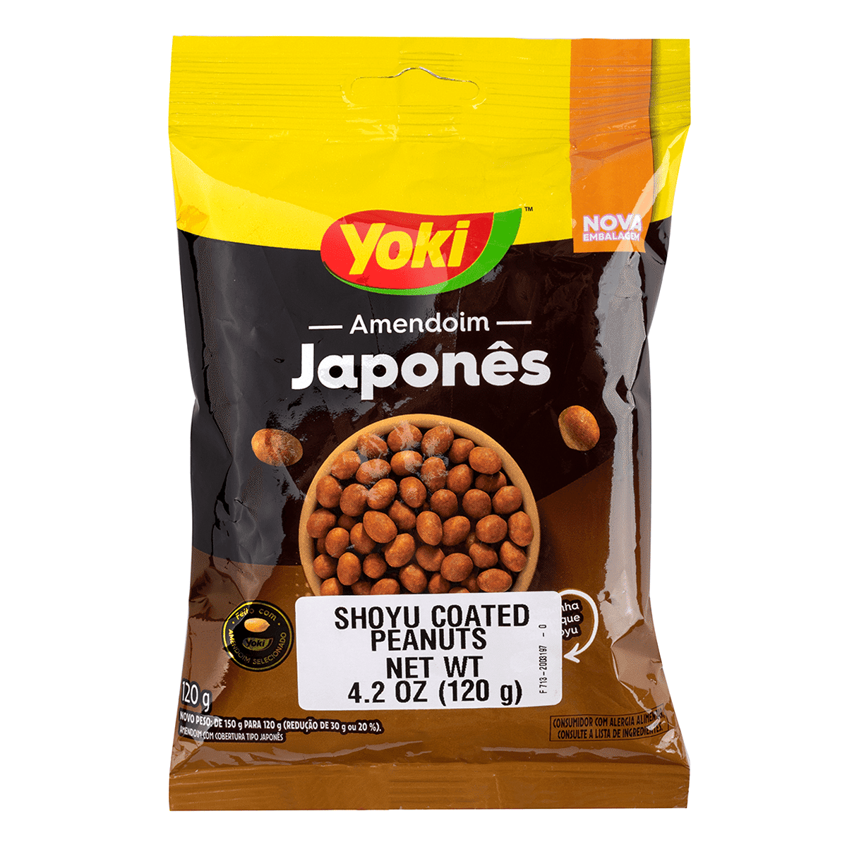 Amendoim Japonês, Yoki 120 g