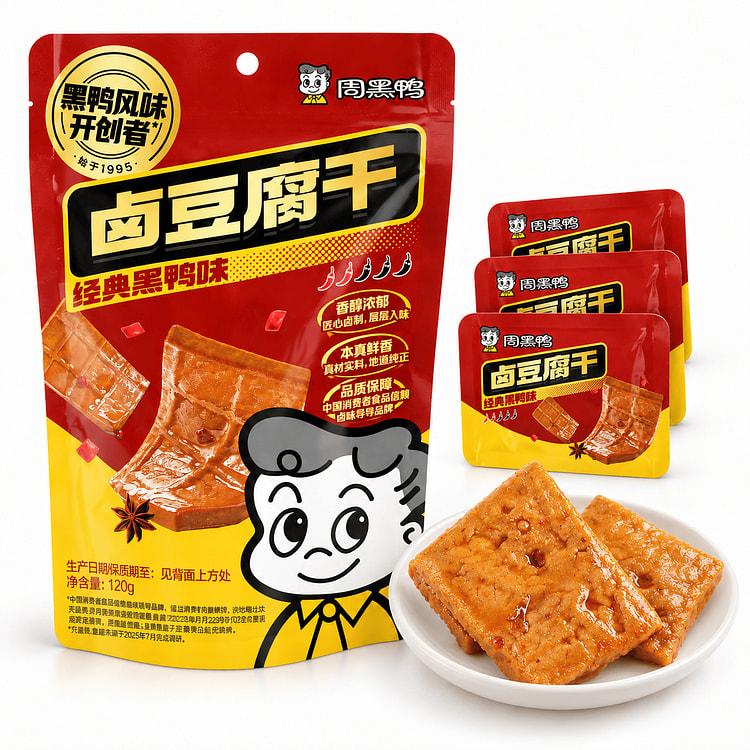 周黑鸭 卤豆腐干 120 克