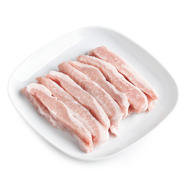 Sliced Pork Jowl Frozen 12 onza(s)