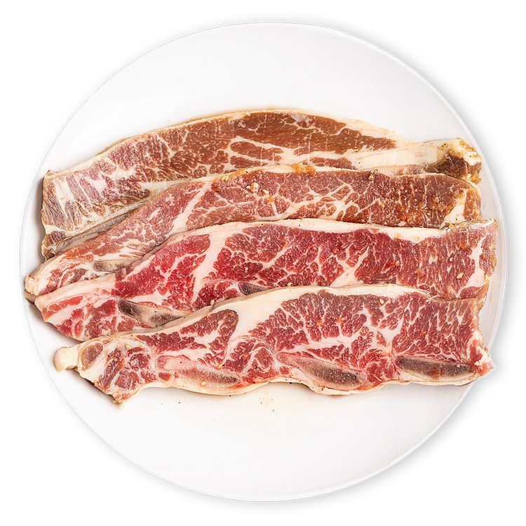 USDA PRIME 韩式腌制三眼牛仔骨 冷冻 1.5 磅