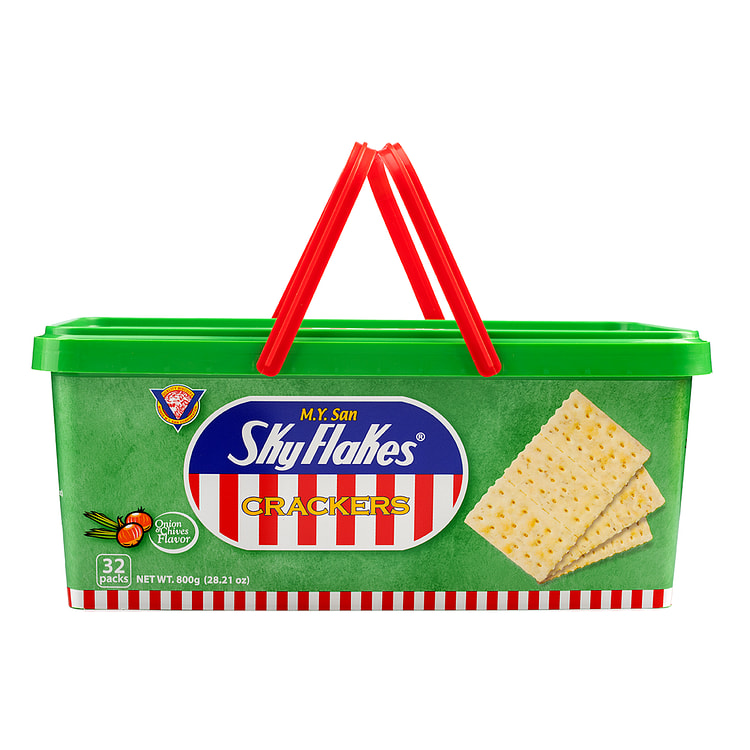 Skyflakes Onion and Chives Tub 800-801 克