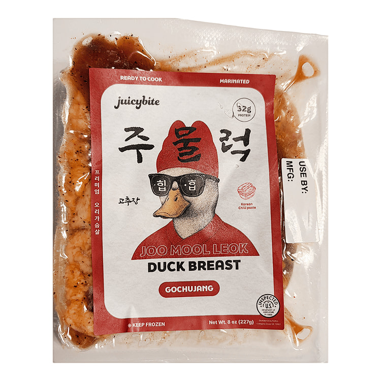 Juicybite Duck Breast Joo Mool Leok Gochujang Flavor 8 盎司