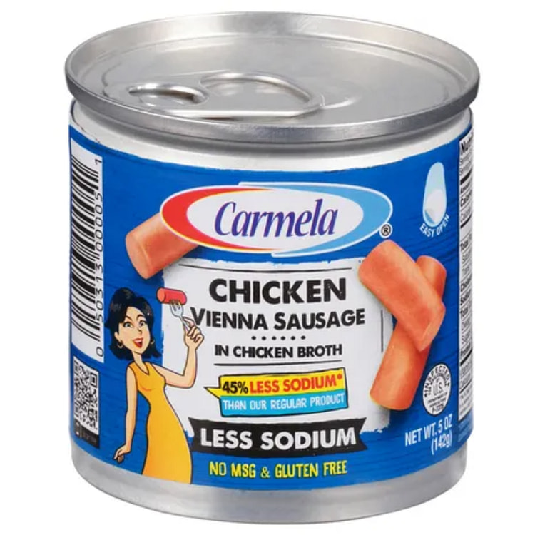 Carmela Low Sodium Chicken Vienna Sausage 5 oz