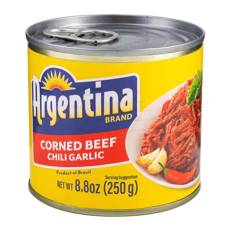 Argentina Corned Beef Chili Garlic 250 g