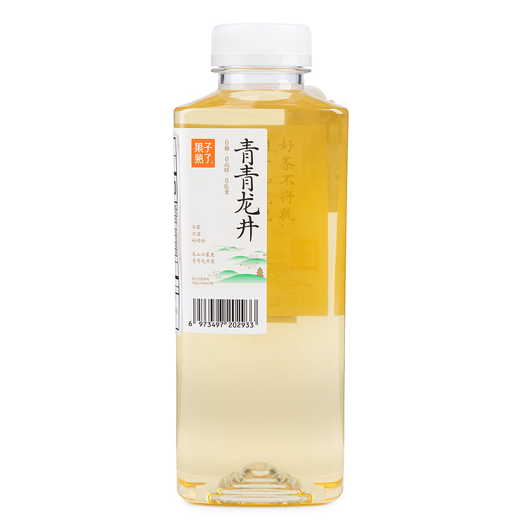 果子熟了 青青龙井 原味龙井茶饮品 500 毫升