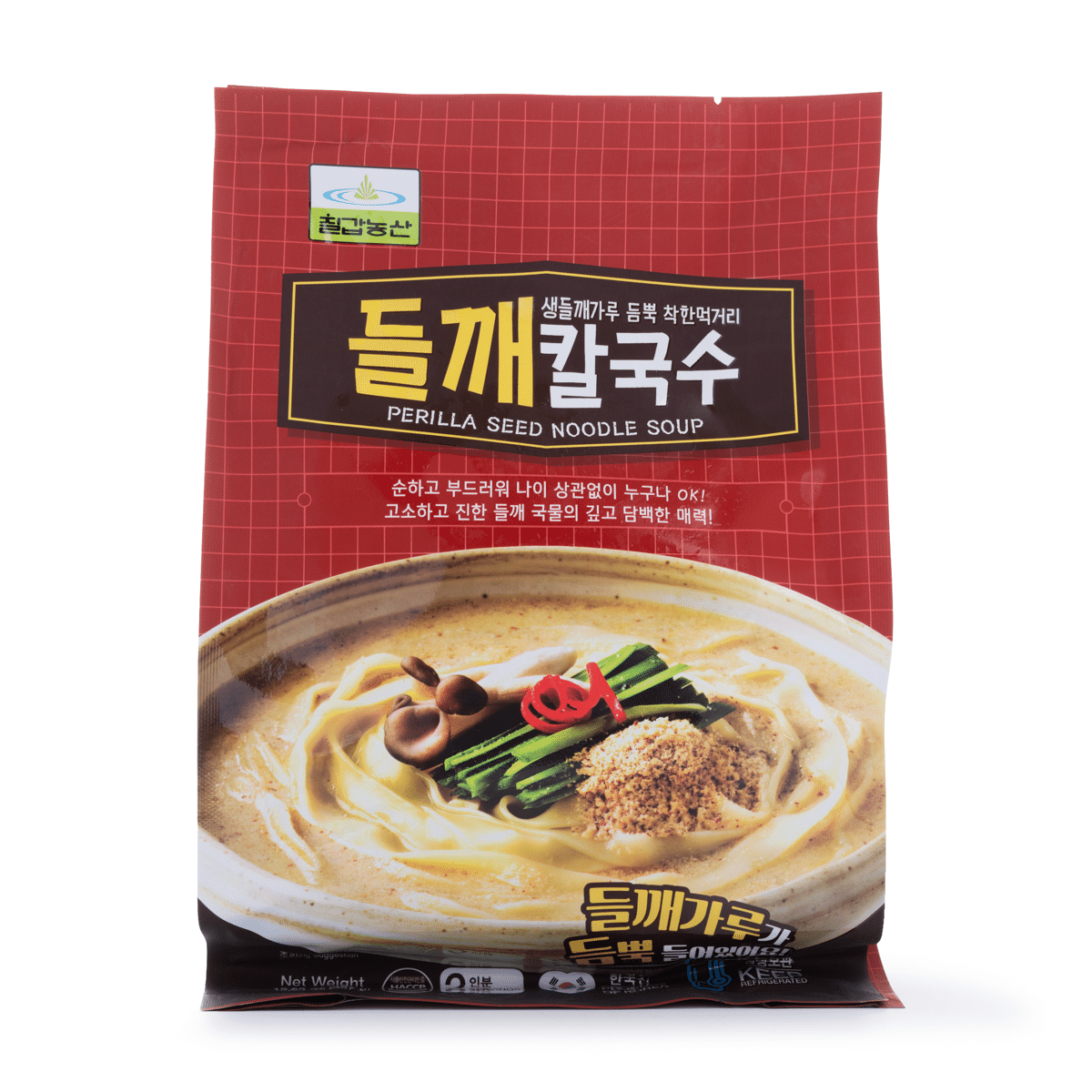 칠갑농산 들깨칼국수(냉동) 387 그램