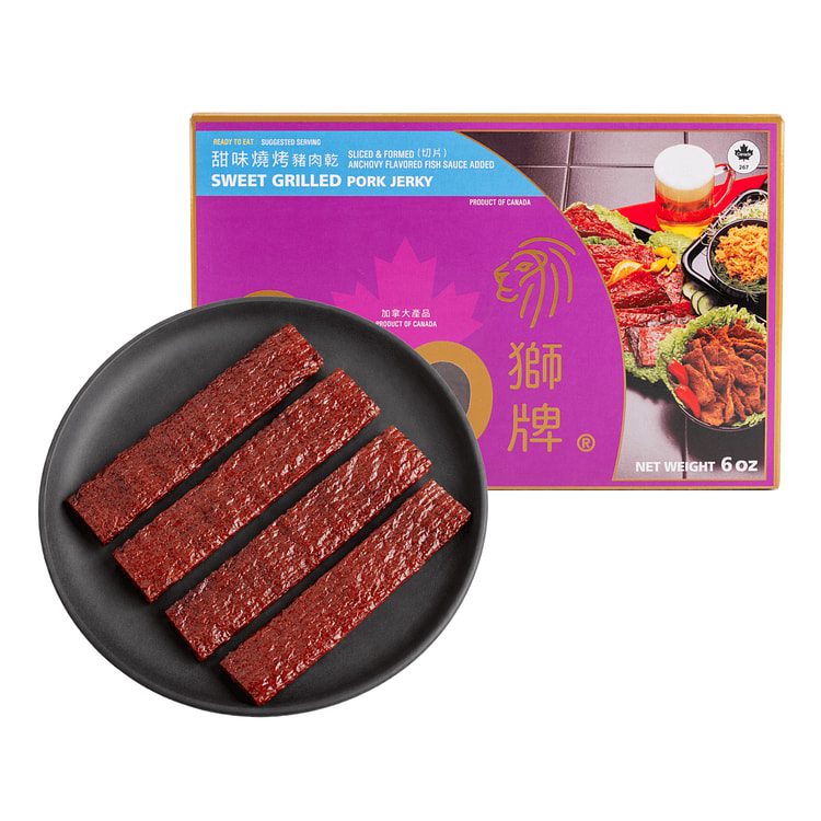 SOO PORK JERKY ( SLICED AND FORMED ) 6 oz