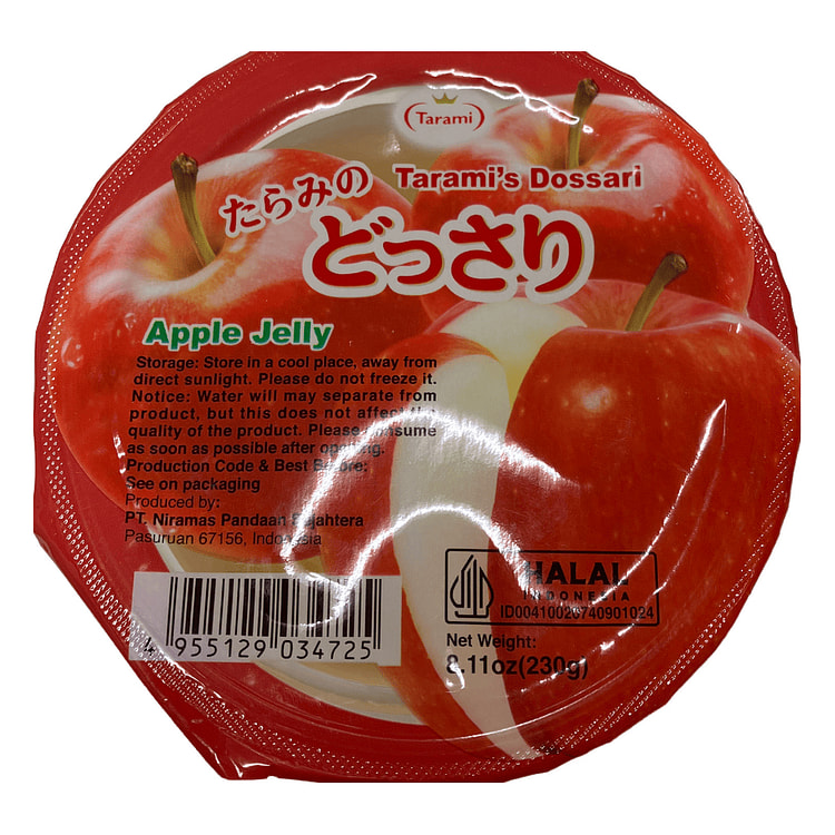 Tarami Fruits Jelly Apple 8.11 oz