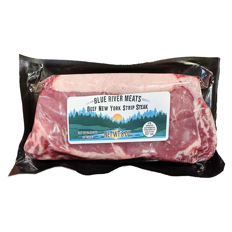 Beef New York strip steak 8 oz