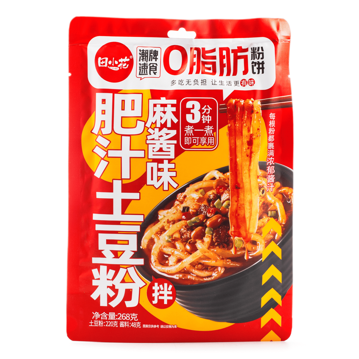 TianXiaoHua 0 Fat Potato Noodle Sesame Sauce Flavor 268 g