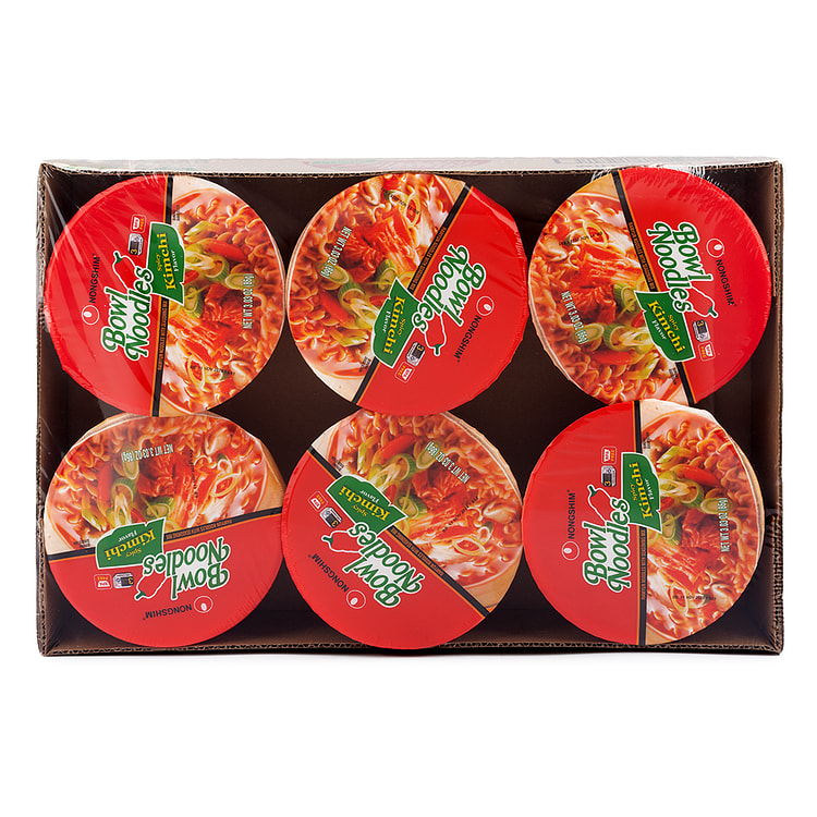 NONGSHIM Bowl Ramen Kimchi 86 克*6 个