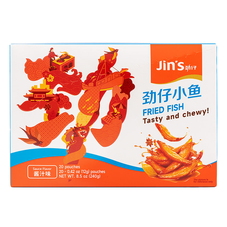 劲仔 深海小鱼 酱汁味