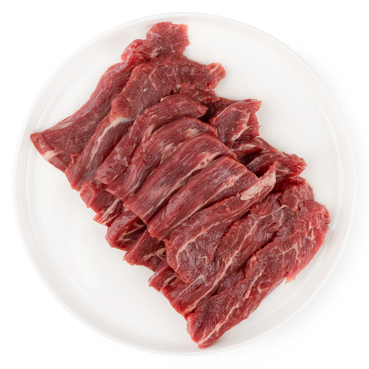 瘦牛肩肉切条 （适合腌制后煎炒用，搭配卷饼沙拉) 12 盎司