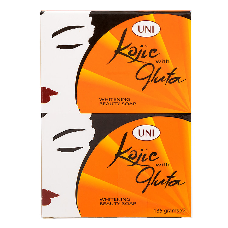 UNI Kojic with Gluta Whitening Beauty Soap (Orange) 135 克