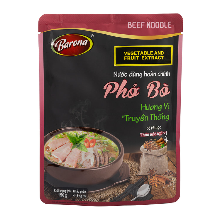 Barona Sauce for Beef Noodle from Vegetable and Fruit Extract 150 克