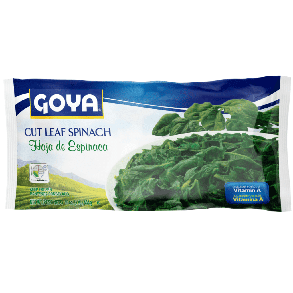 Goya Espinafre Natural Picado, Congelado 16 oz