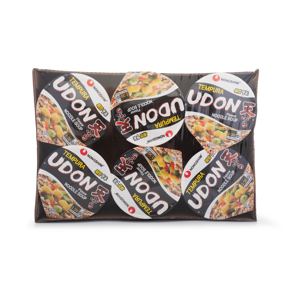 Nongshim 天ぷらうどんカップ 6パック入 13.1 オンス