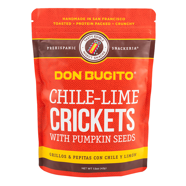 Don Bugito Chile-Lime Crickets wit Pumpkin seeds 1.5 oz