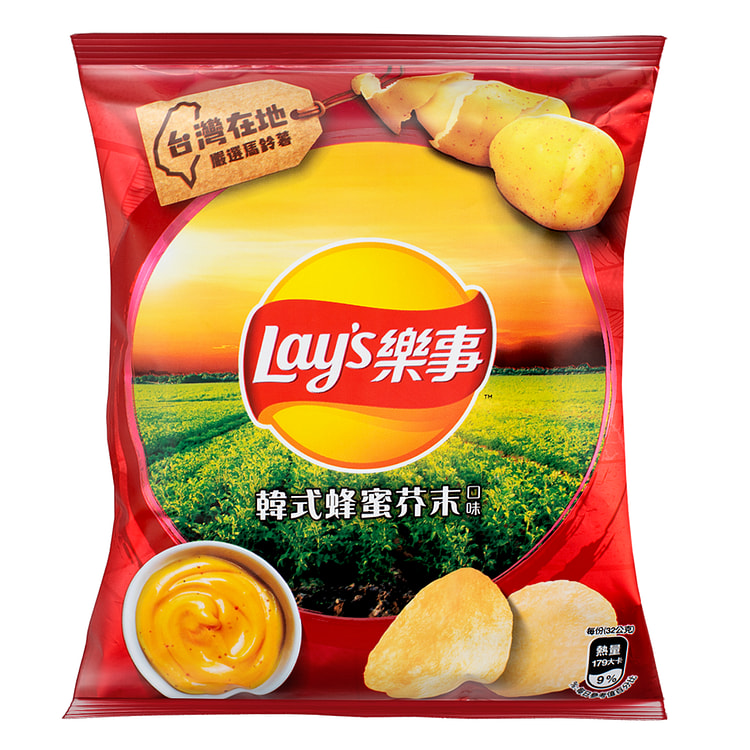 台湾乐事 韩式蜂蜜芥末口味薯片 32 克