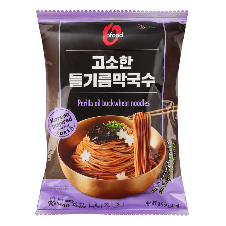 O'Food Korean Style Perilla Oil Buckwheat Noodles (2 servings) 241 克