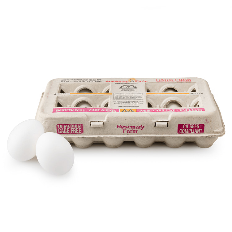 Rosemary Farms Cage Free Medium White 18 count