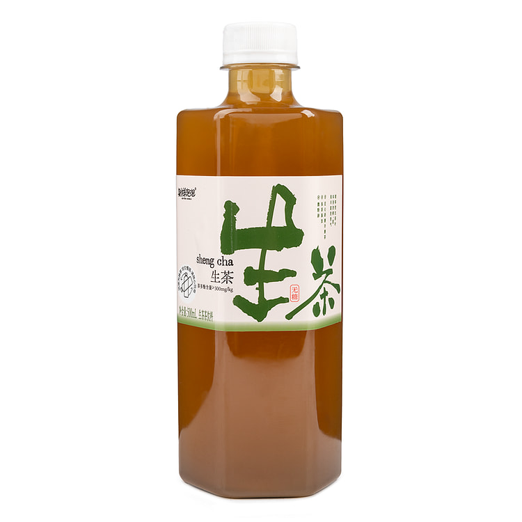 别样泡泡 生茶茶饮料 无糖 500 毫升
