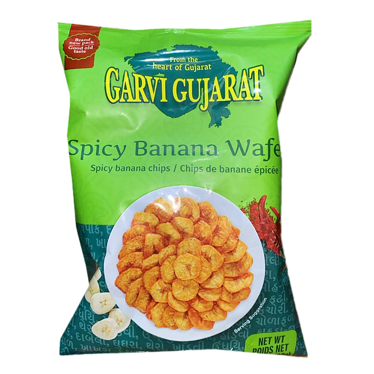 Garvi Gujarat Spicy Banana Wafers 180 克