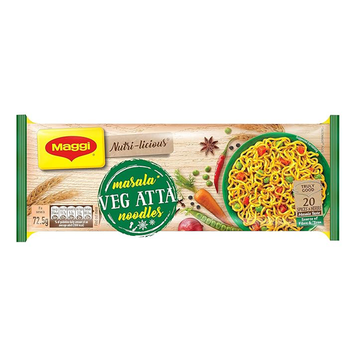 Maggi Masala Vegetable Atta Noodles 290 g