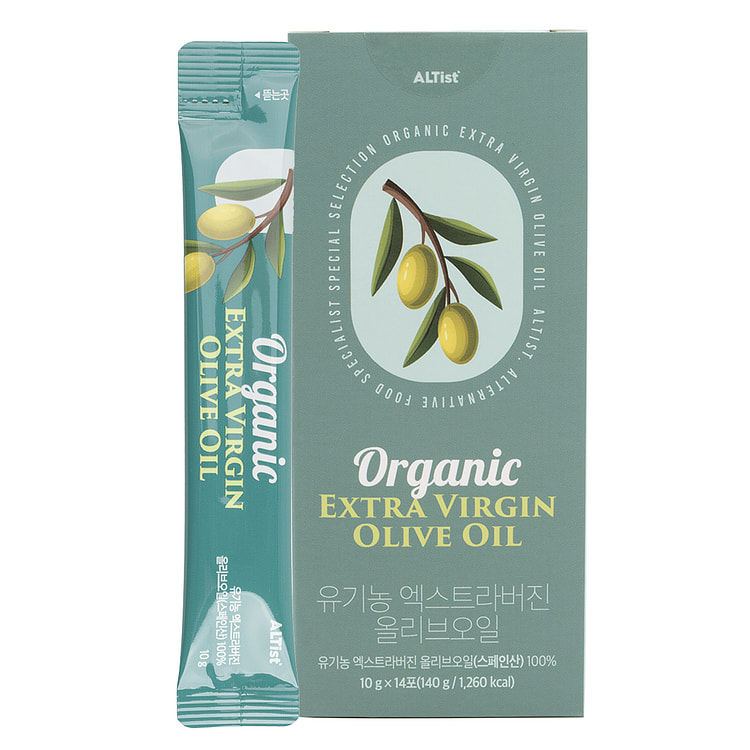 ALTIST Organic Extra Virgin Olive Oil Stick on-the-go 10 g*14 pacotes