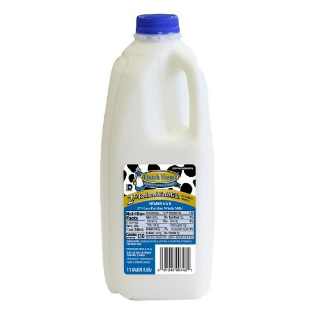Dutch Farms Leche reducida en grasa 2% 63.9 onza(s) líquida(s)