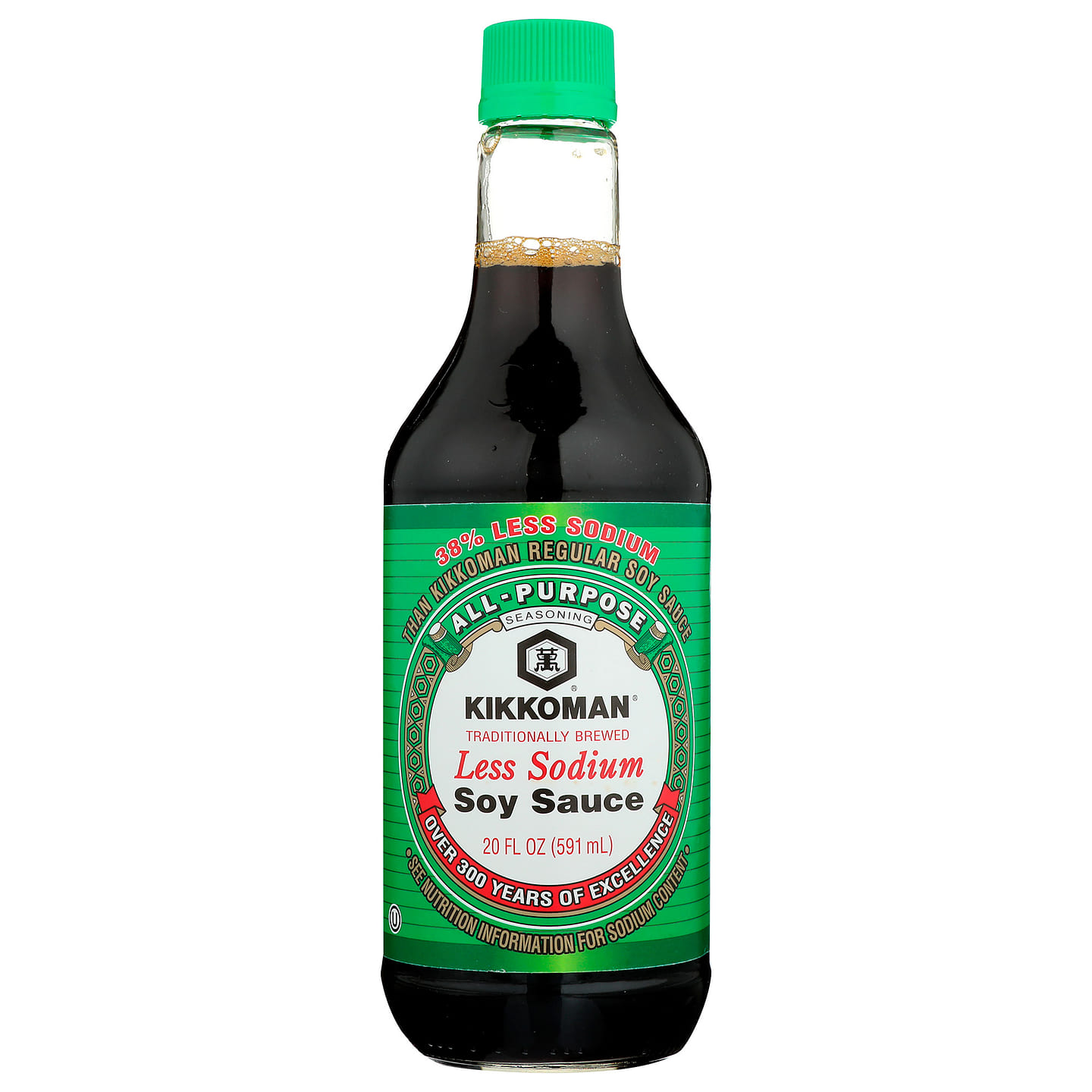 Kikkoman Soy Sauce Less Sodium 20 액량 온스