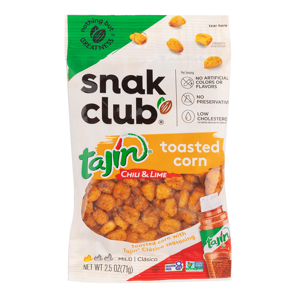 Maíz tostado con tajín y limón 2.5 onza(s)