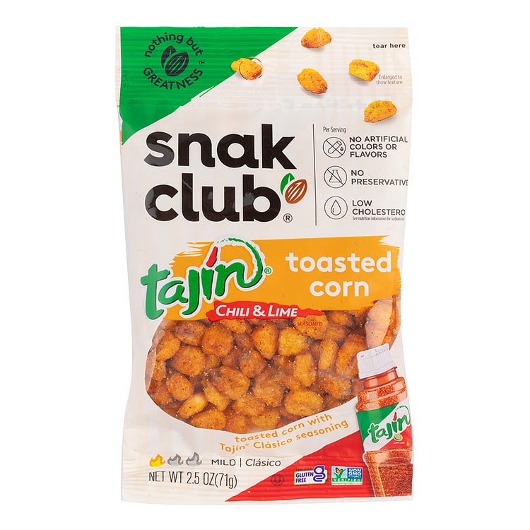 Snak Club Tajín Toasted Corn Snack 2.5 oz
