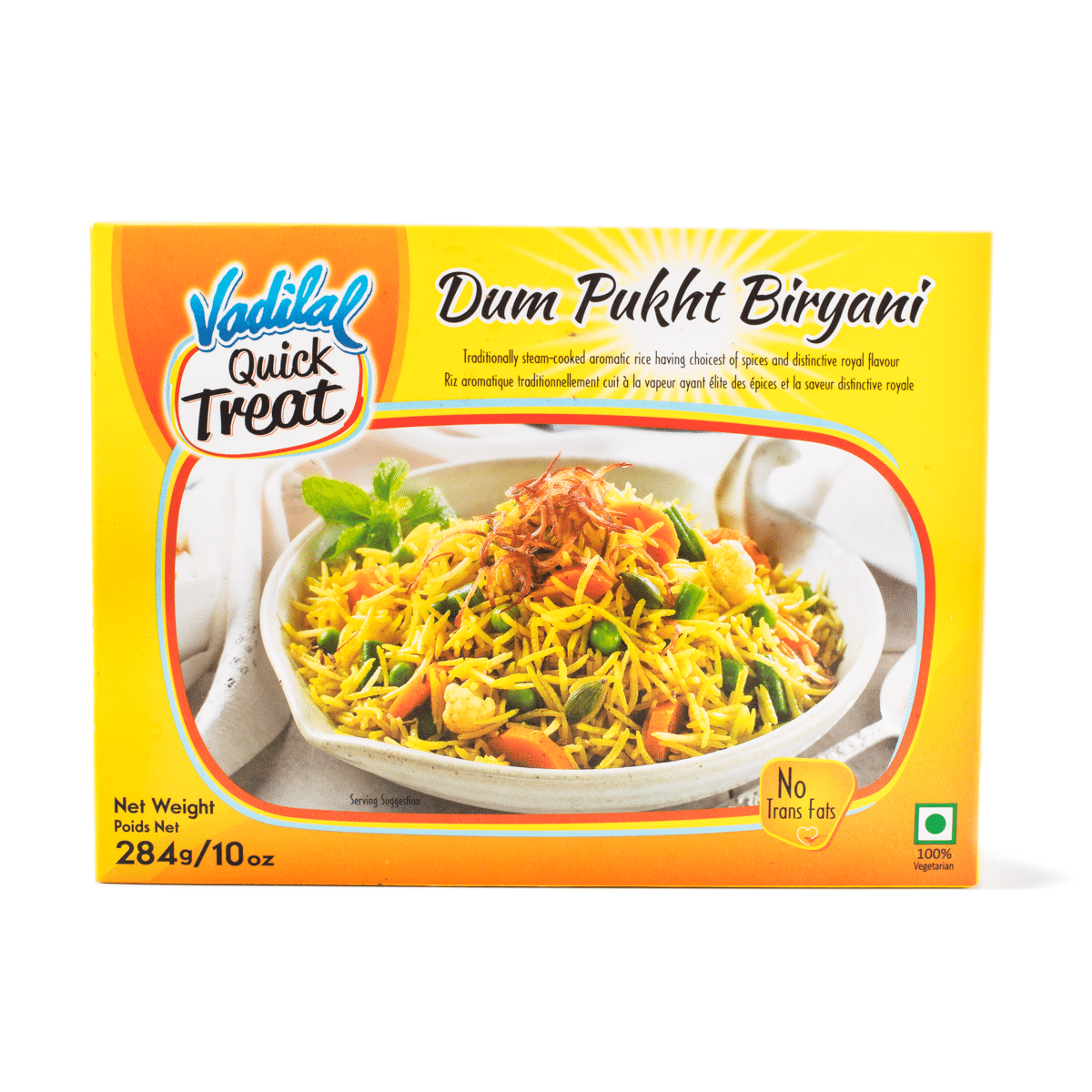 Vadilal Dum Phukt Biryani 10 oz
