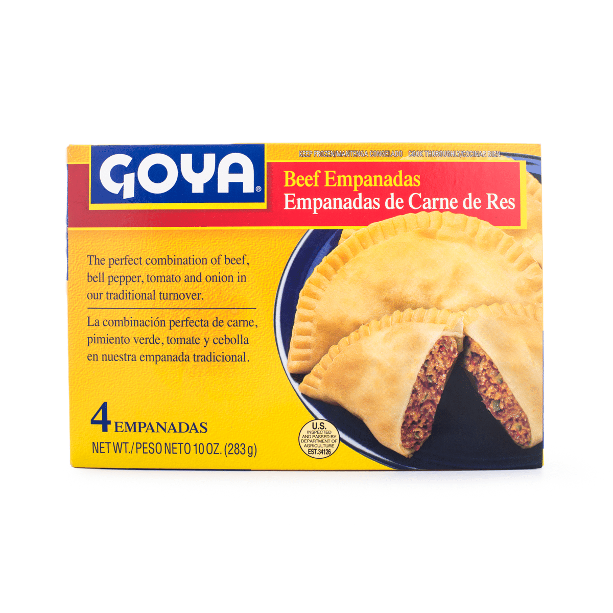 Goya Beef Empanadas, Frozen 10 oz