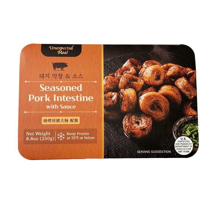 Seasoned Pork Intestine with Sauce 8 oz
