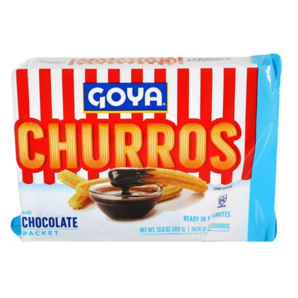 Goya Churros with Chocolate Packet, Frozen 10.6 oz