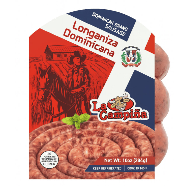 La Campiña Dominican Brand Sausage 10 oz