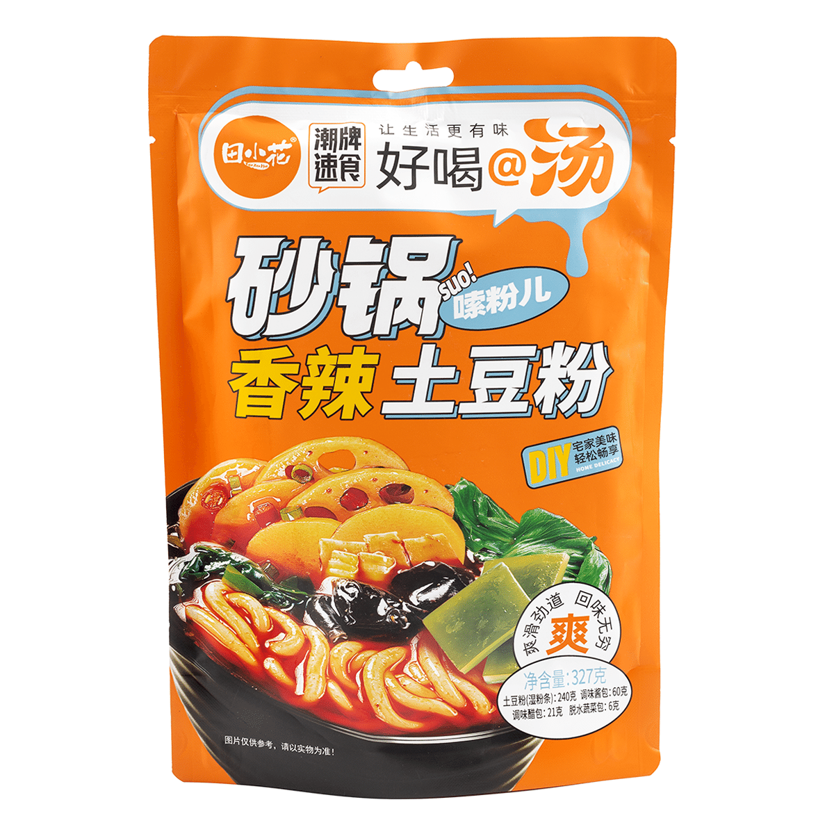 Tianxiaohua Casserole Potato Noodle 327 g*30 pack
