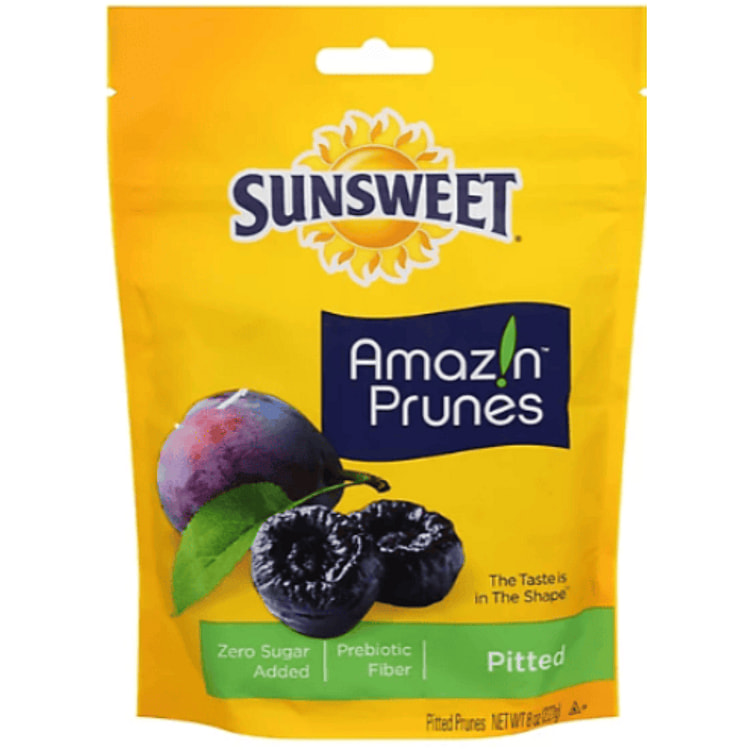 Sunsweet, Amazin Prunes Pitted Prunes bag 8 oz