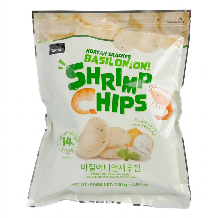 GUGEN Basil Onion Shrimp Cracker 130 g